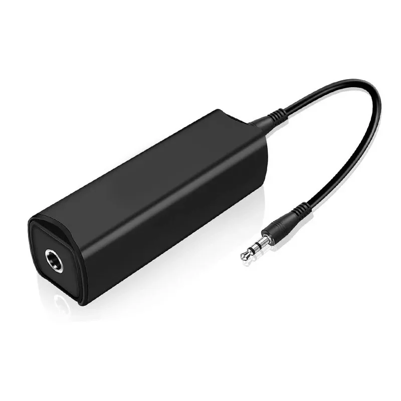 

Speaker Line 3.5mm Aux Audio Noise Filter Ground Loop Noise Isolator Eliminate for Car Stereo Audio System Home Stereo