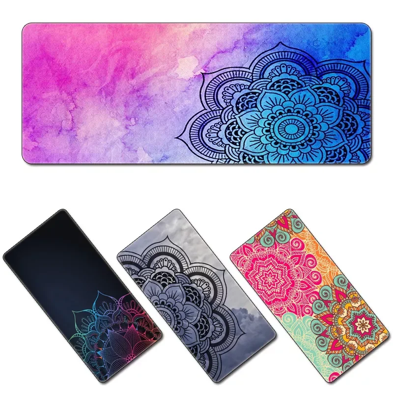 

Mouse Pad Mandala Large Mause Mat For PC Computer Big Mousepad XXL Carpet Surface Gamer Pad Laptop Keyboard Desk Mat 2021