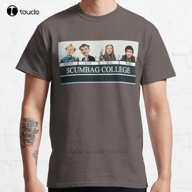 

New The Young Ones Scumbag College Classic T-Shirt Cotton Men Tee Shirt Custom Aldult Teen Unisex Digital Printing Tee Shirts