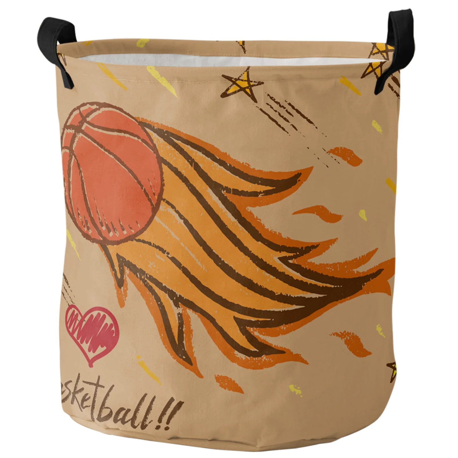 

Иллюстрация баскетбола, корзина для белья, корзина для хранения игрушек, складные фотокорзины для организации