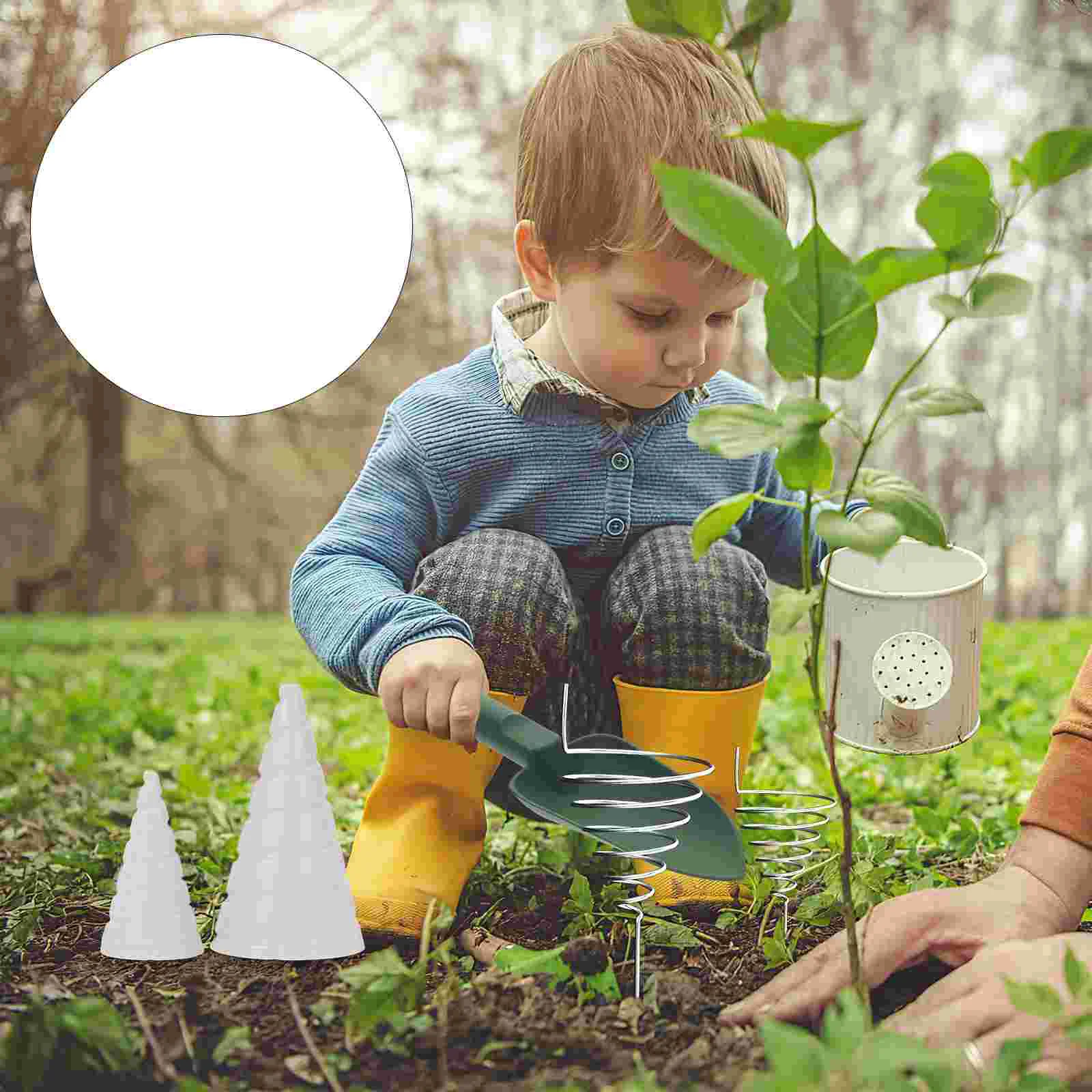 2 шт. инструмент для изготовления кольев растений медные катушки садовых