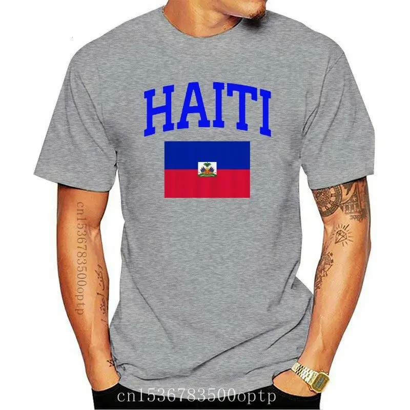 

New Famous Brand Design Summer Print Man Cotton Fashion Haiti T-Shirt Soccers Any Sporter Add Any Name & Numbermake My Own T