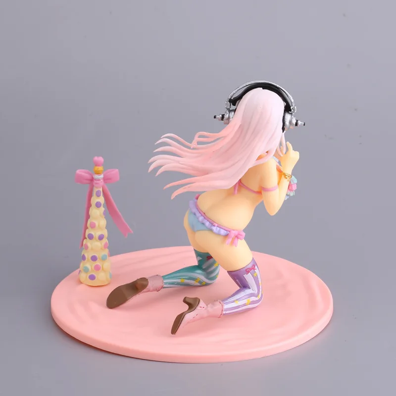 Японские популярные купальники Super Sonico сексуальный купальник-бикини макарун ПВХ