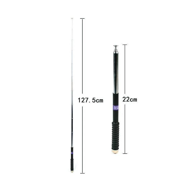 Телескопическая длинная антенна с пружиной из нержавеющей стали для радио Baofeng