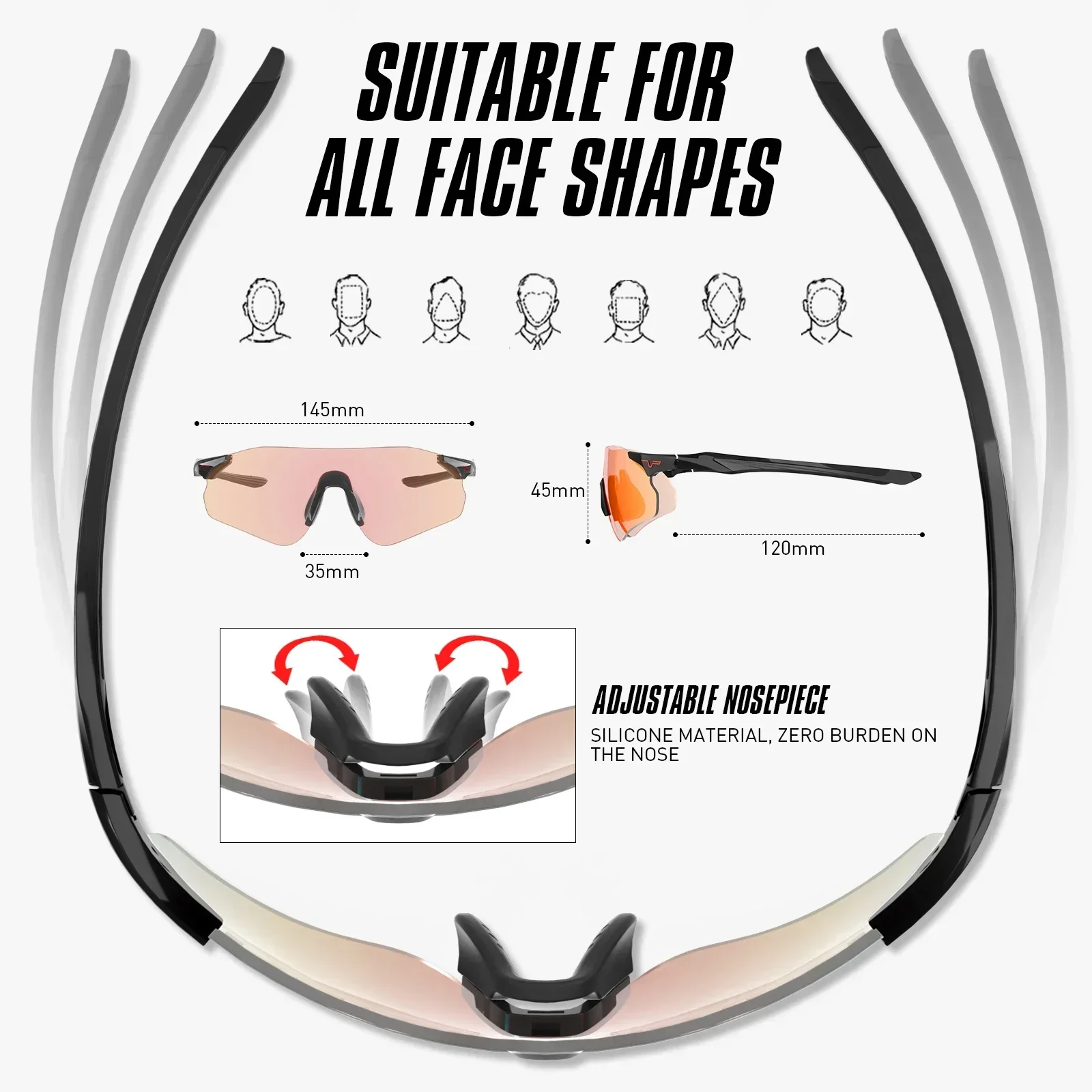 Велосипедные очки Kapvoe