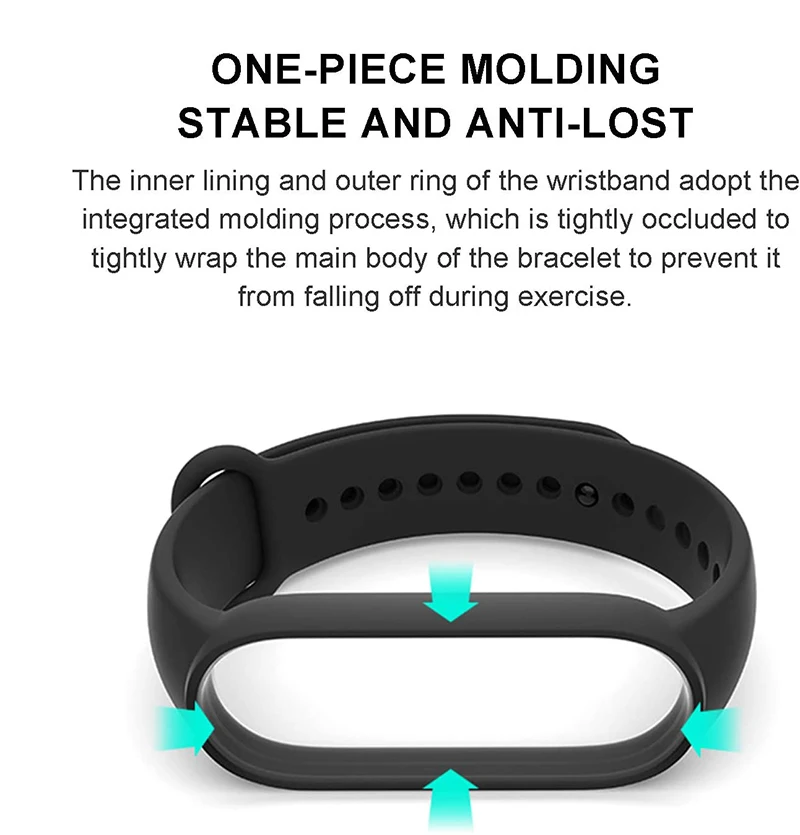 Strap for Xiaomi Mi Band 6 7 NFC bracelet Sport silicone watch Replacement wristband Miband 4 Belt Correa mi band 4 5 3 6 Strap
