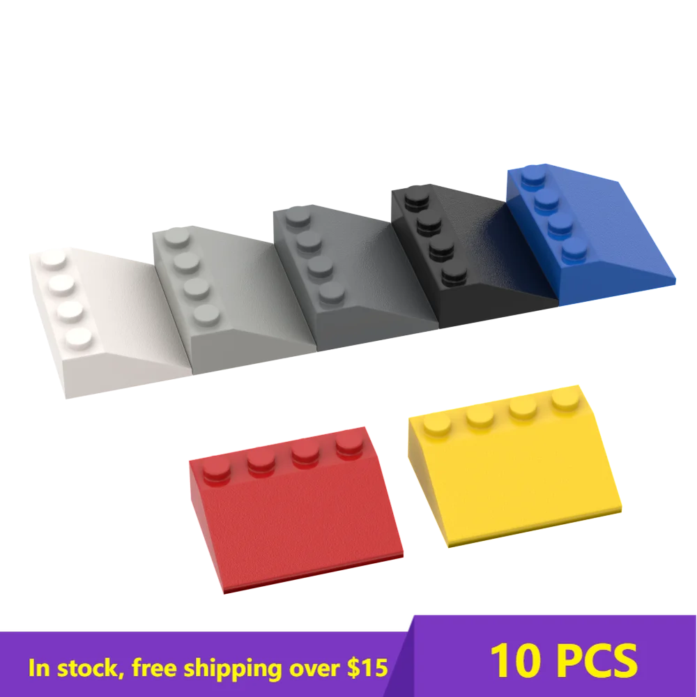 

10PCS MOC Particles 3297 3x4 for Building Blocks Bricks Bulk Model Educational Parts DIY Enlighten Bricks High-Tech Parts