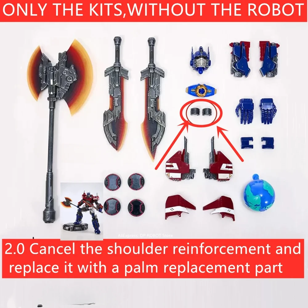 【2 0 Новинка В НАЛИЧИИ】Комплект обновления оружия MM01A для трансформации Magnificent