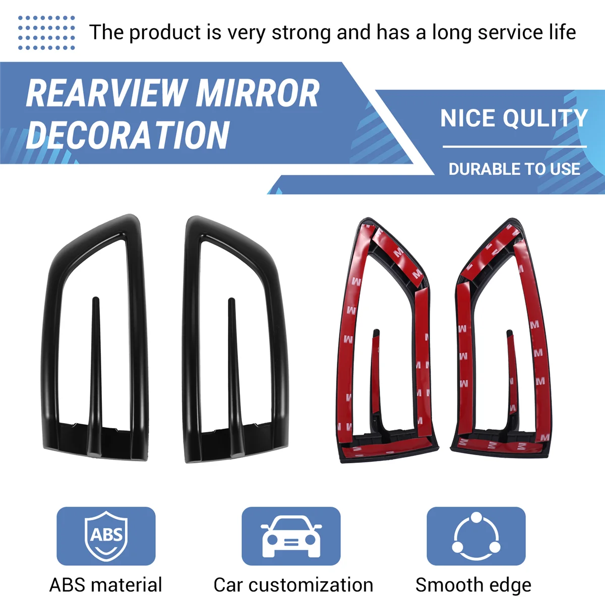 Для Ford Ranger T7 Everest Endeavour 16-19 автомобильное зеркало заднего вида декоративная