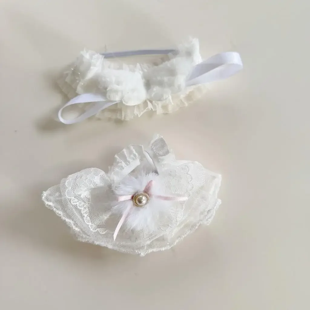 Мини-кукольная одежда аксессуары для 15-17 см Labubu Idol V1 V2 10 хлопковая кукла белый