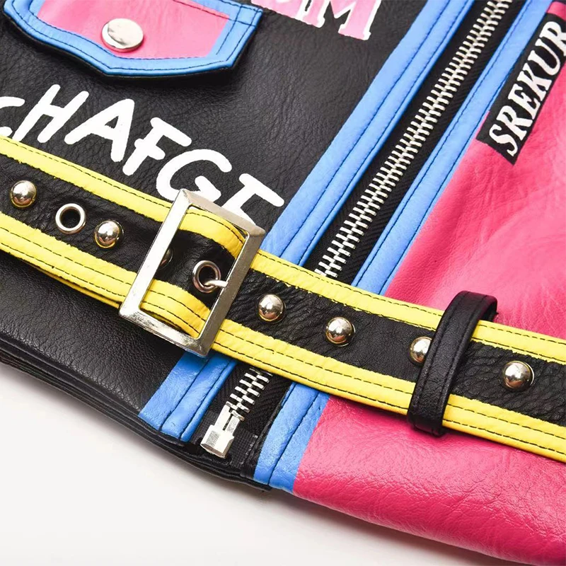 Рисунок 6 - Женская кожаная куртка в стиле панк