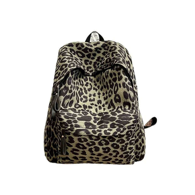 Повседневные модные рюкзаки с леопардовым принтом высокое качество простые на