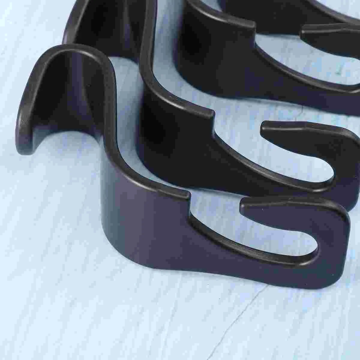 

4pcs Car Headrest Hooks Back Storage Hanger for Groceries Handbag Purse Clothes