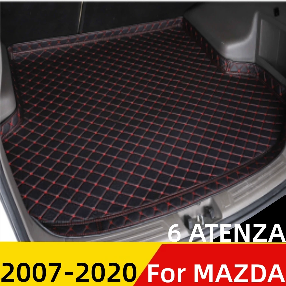 

Car Trunk Mat For Mazda 6 ATENZA 07-20 All Weather XPE High Side Rear Cargo Cover Carpet Liner AUTO Tail Parts Boot Luggage Pad