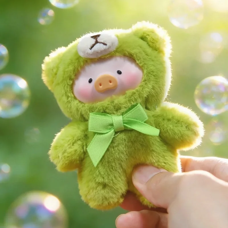 Фото Официальная мини-игрушка Lulu Pig Teddy из серии «Шепот природы», виниловый плюшевый брелок-сюрприз, коллекционная фигурка, рождественский подарок №2