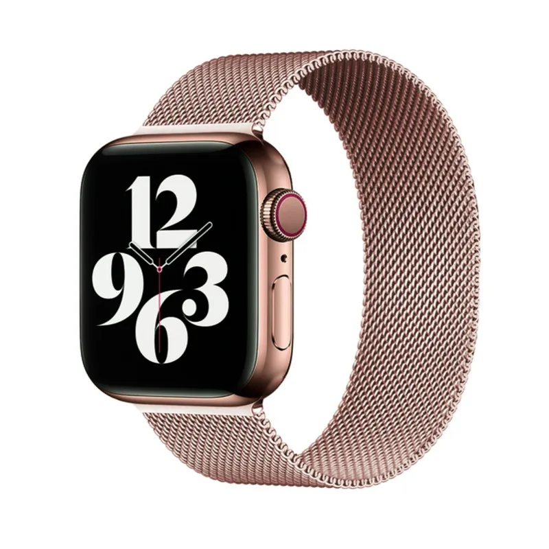 Ремешок для браслета Apple Watch 45 мм 41 мм 44 мм 40 мм 42 мм 38 мм из нержавеющей стали для часов iWatch Series 7 3 4 5 6 SE