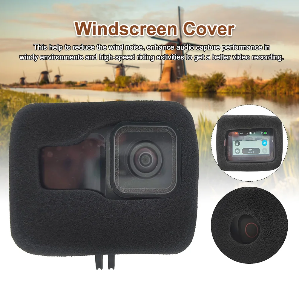 

Shockproof Outdoor Protective Cover Professional Action Cameras Video Recording Housing Case Foam Windslayer For Gopro Hero 9