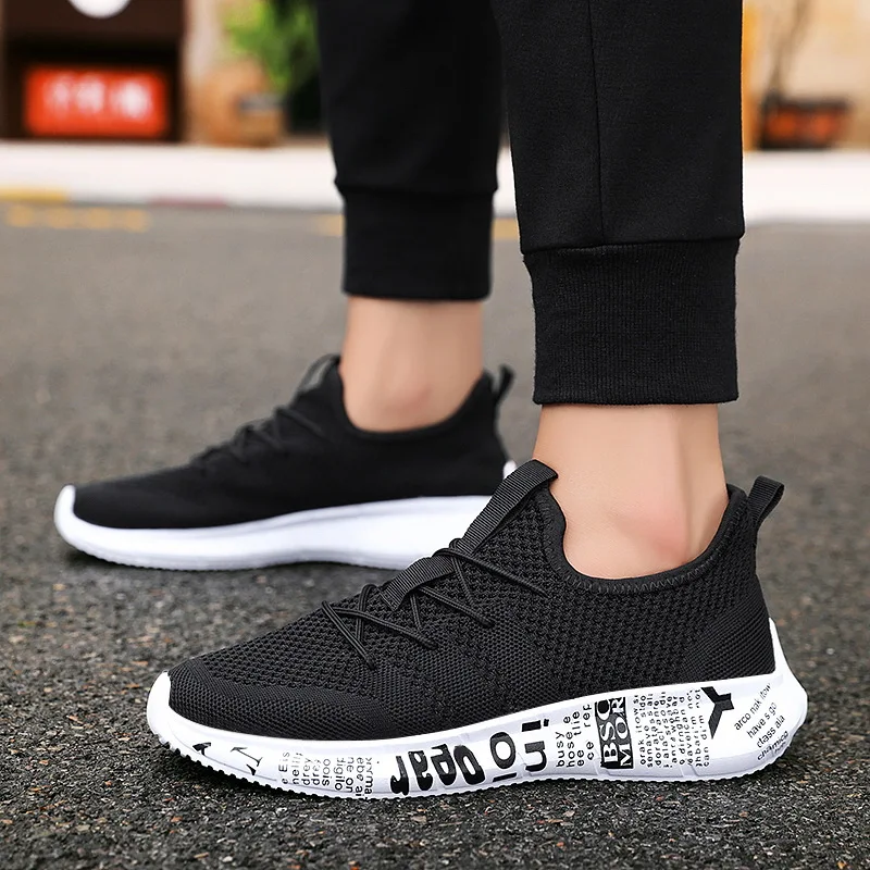 

New Men Shoes Breathable Light Flat-bottomed Mens Tennis Male Sneakers Comfortable Non-slip Running Training Basketball Shoes