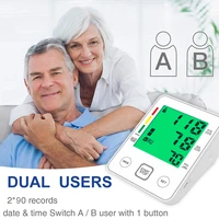 blood pressure monitor tensiometer upper arm automatic digital bp machine pulse heart rate monitor