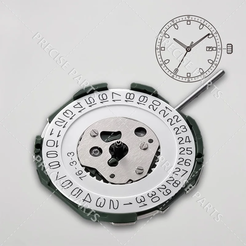 Японский механизм 2115 кварцевый 2115-3 детали для ремонта часов аксессуары с