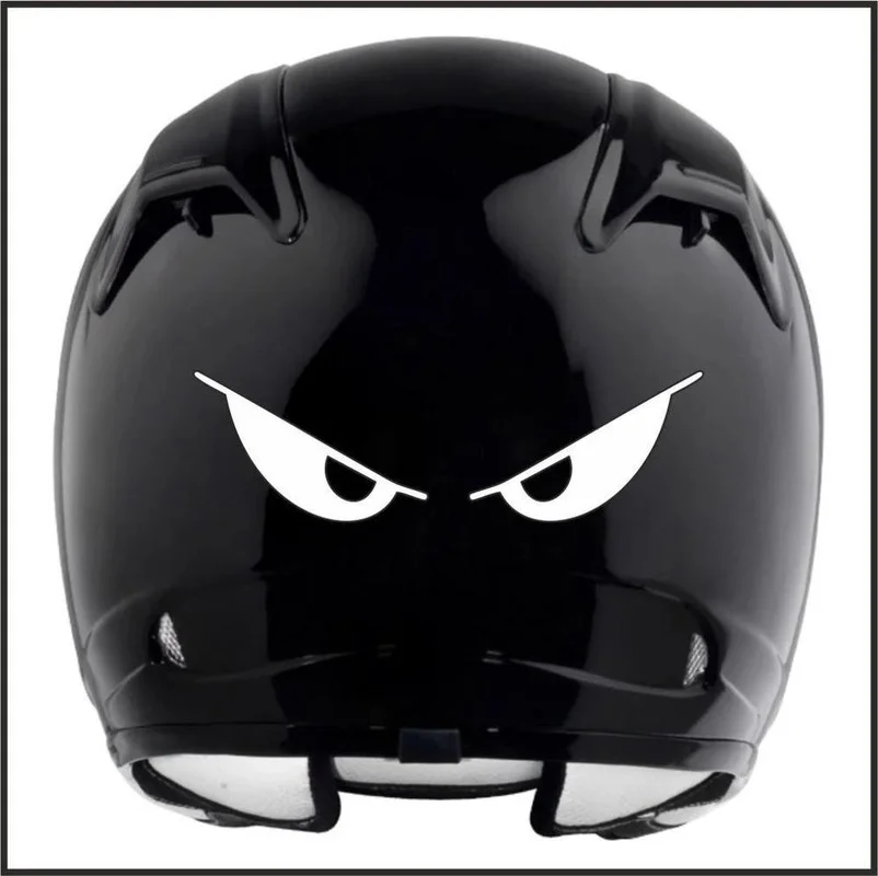 

Motorcycle Helmet Evil Eye Body Stickers Personalized Decorative Stickers 1 Pack PET Reflective Car Stickers Decorative Stickers