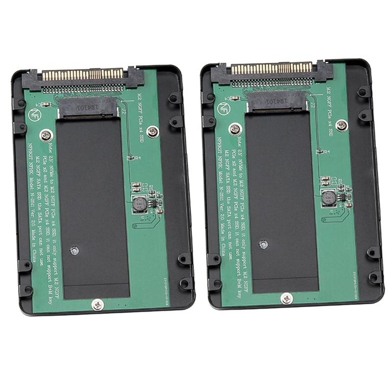

2 шт. для адаптера M.2 PCIe X4 к фотоинтернету 2,5 NVME 750SSD