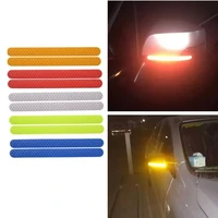 2pcs universal car door edge protector sticker remind anti collision strips for car door handle rearview mirror a5kd