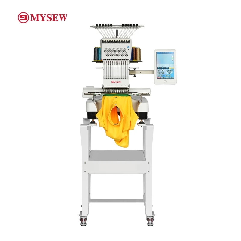 

MYSEW 1200 Single Head Embroidery Machine Computerized Embroidery Machine Sewing Small Embroidery Machine With Prices For Sale