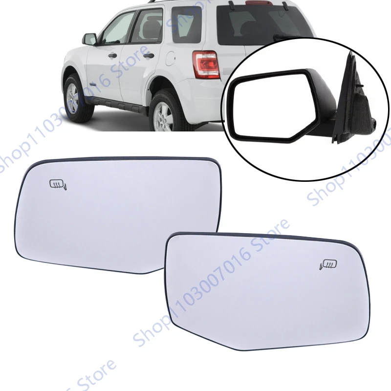 Зеркало заднее с подогревом для Ford Escape 2008 2009 2010 2011 8L8Z17K707G AL8Z17K707E