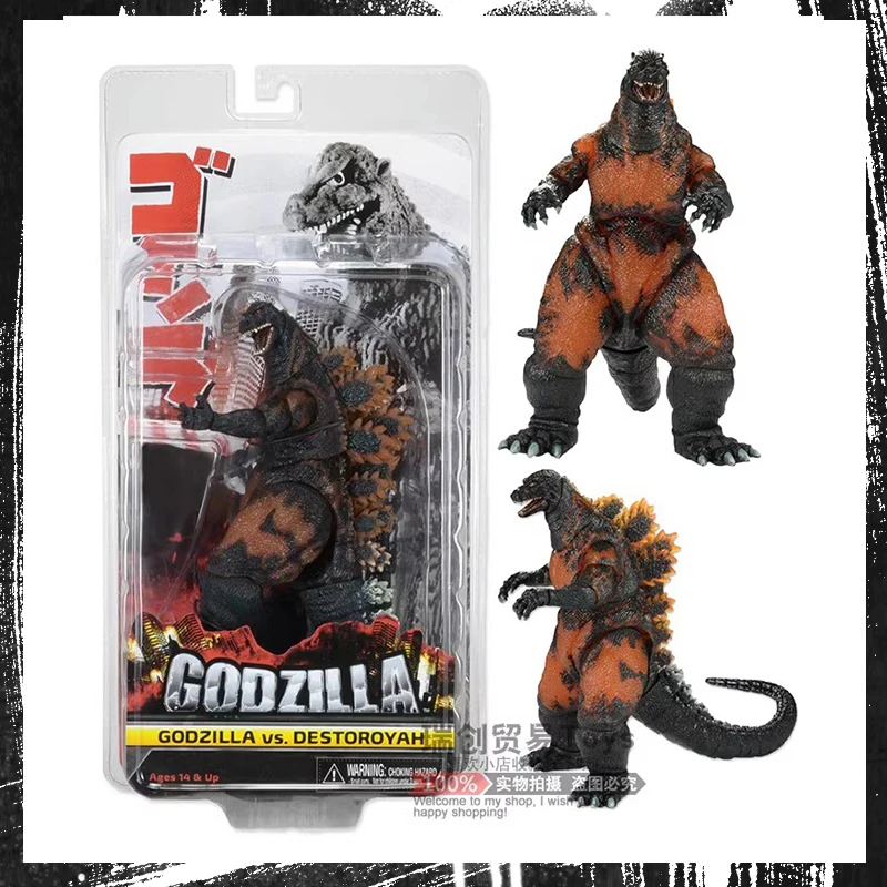 

Original Neca Godzilla Anime Action Figure Burning Gojira Moveable Toy King Of The Monsters Toy Birthday Gift For Boys