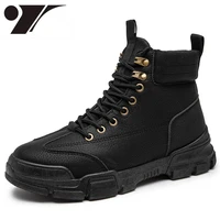 new fashion dr martens boots mens autumn retro high top thick bottom boots breathable lightweight mens shoes outdoor boots