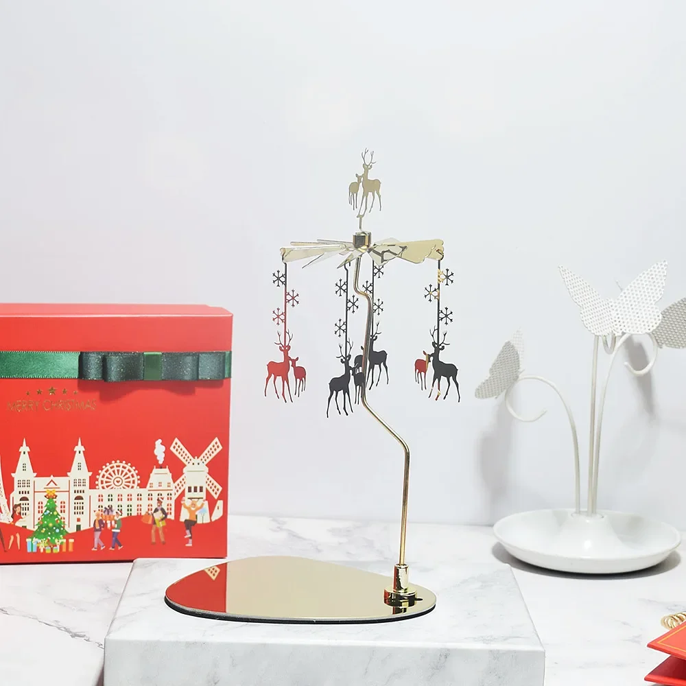 

Круглый вращающийся подсвечник из нержавеющей стали