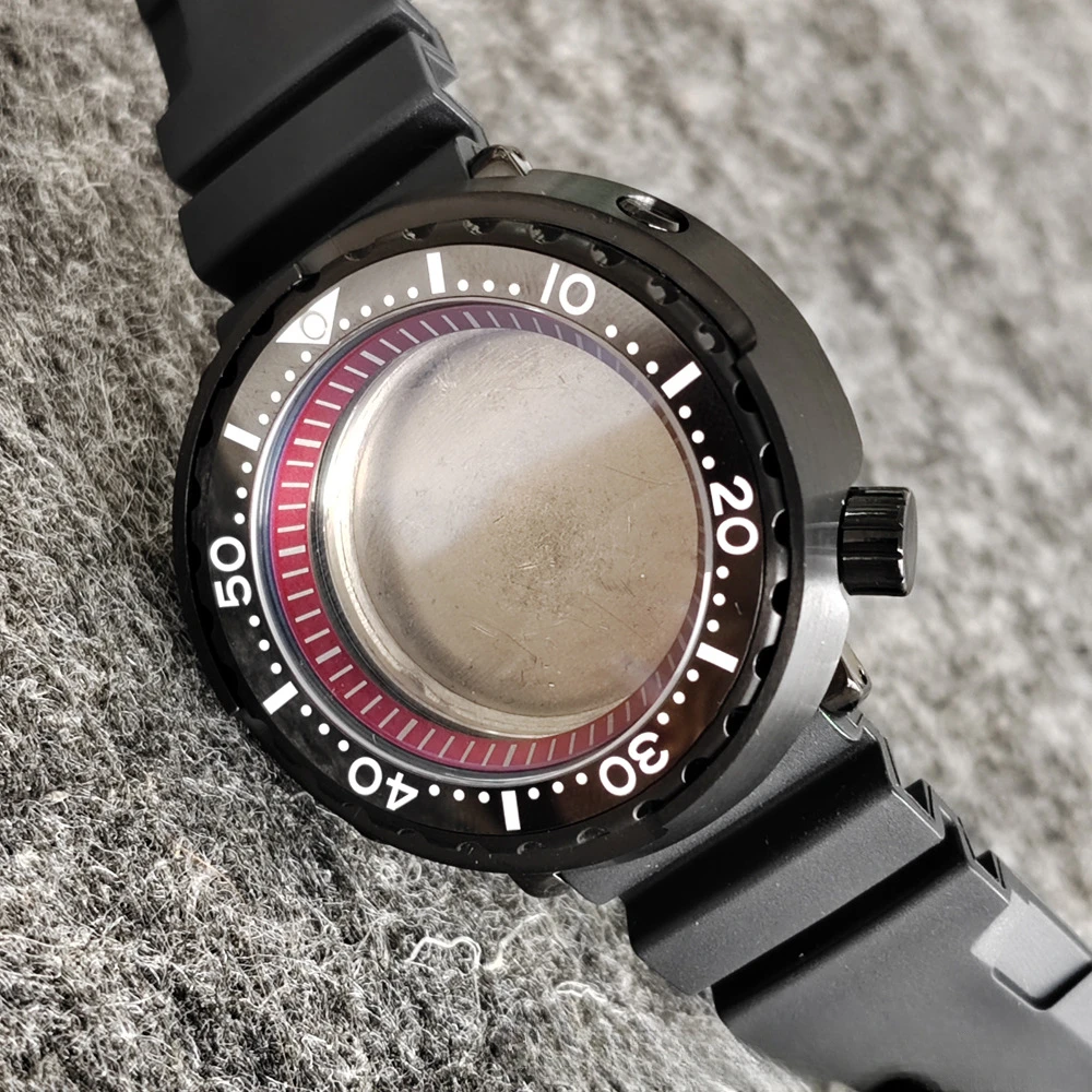 

Браслет из нержавеющей стали с сапфировым стеклом для часов SeikoTUNA, 55 мм