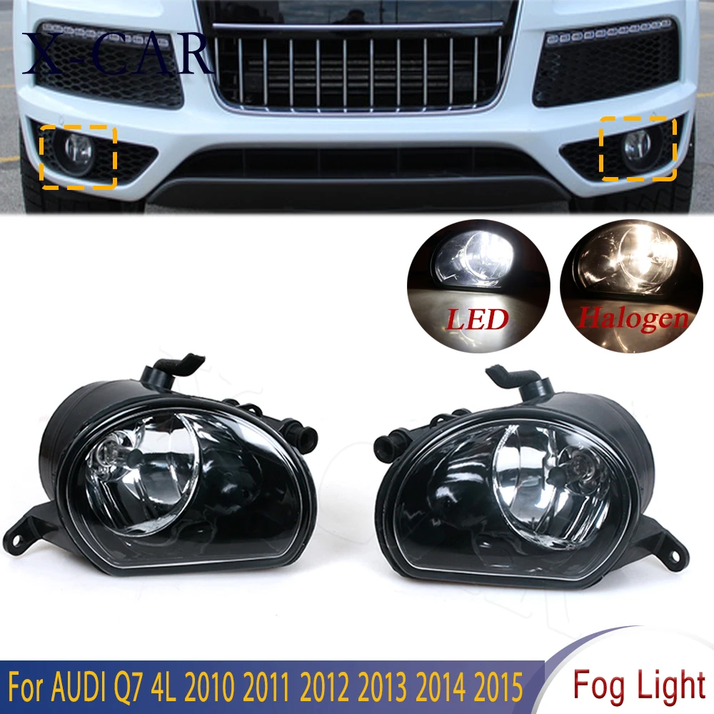 

X-CAR New Front Left Bumper Halogen Fog Light Fog Lamp For AUDI Q7 4L 2010-2015 4L0 941 699 A 4L0 941 700A