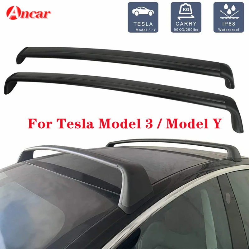 Водонепроницаемый багажник на крышу под заказ для Tesla Model Y 3 2017-2021 | Автомобили и