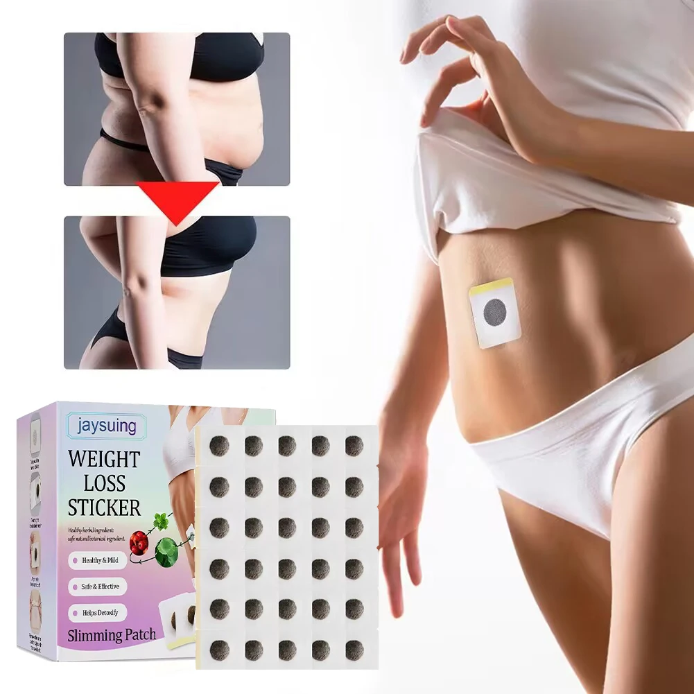 

30Pcs Herbal Slimming Patch for Fat Burning Thigh Hip Belly Detox Weight Loss Anti Cellulite Shaping Navel Slim Sticker Products