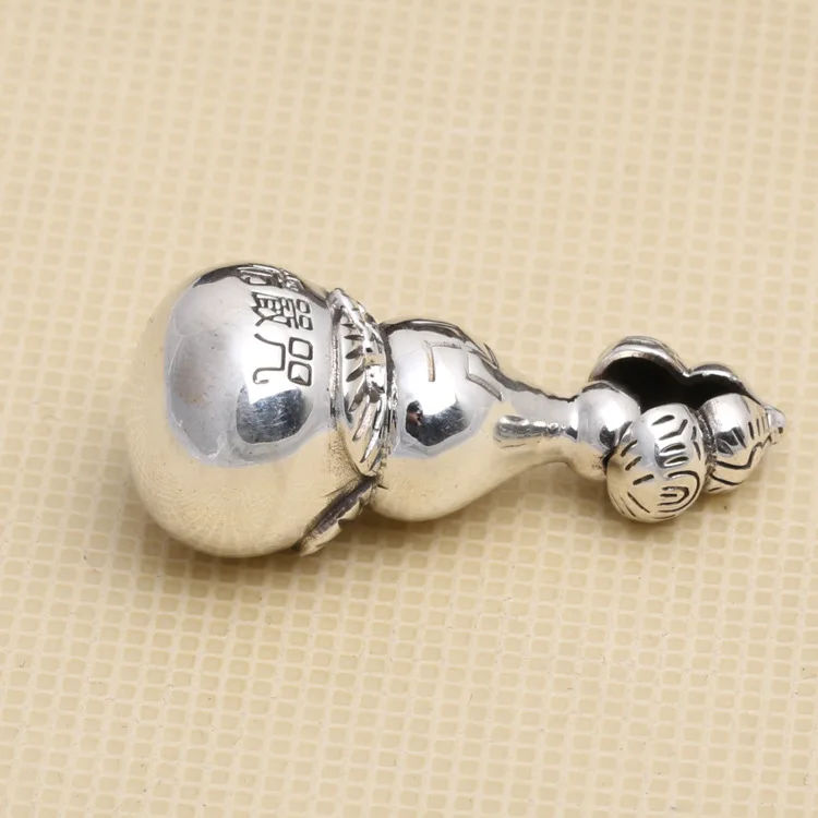 

S925 Sterling Silver Jewelry Retro Thai Silver Curse Hoist Personality Pendant