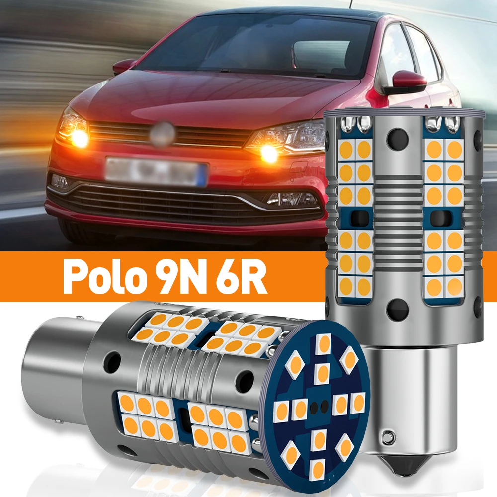 2pcs LED Turn Signal Light For Volkswagen VW Polo 9N 6R 2001-2017 2008 2009 2010 2011 2012 2013 2014 Accessories Canbus Lamp