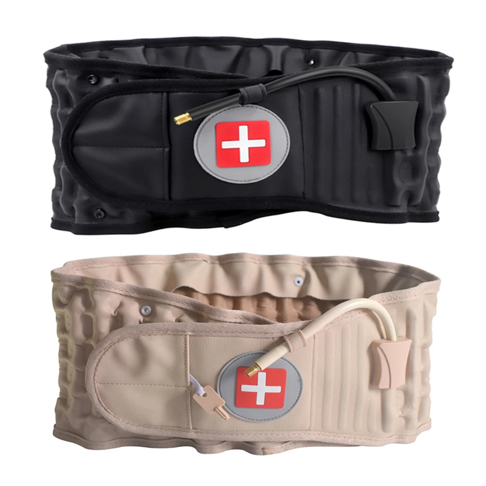 

Decompression Inflatable Massager Lumbar Support Spinal Back Pain Relief Waist Air Traction Brace Belt