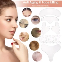 reusable silicone wrinkle removal sticker face forehead neck eye sticker pad anti aging patch face lifting mask skin care tools