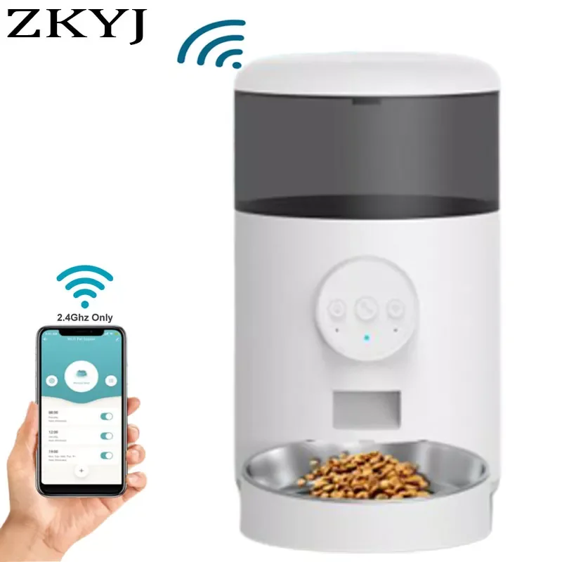 

Автоматическая кормушка для домашних животных, 6 л, л