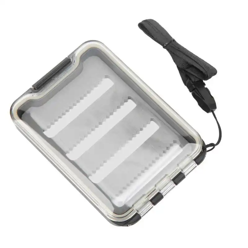 

Fly Fishing Box Waterproof Fly Fishing Lures Box Slim for Saltwater