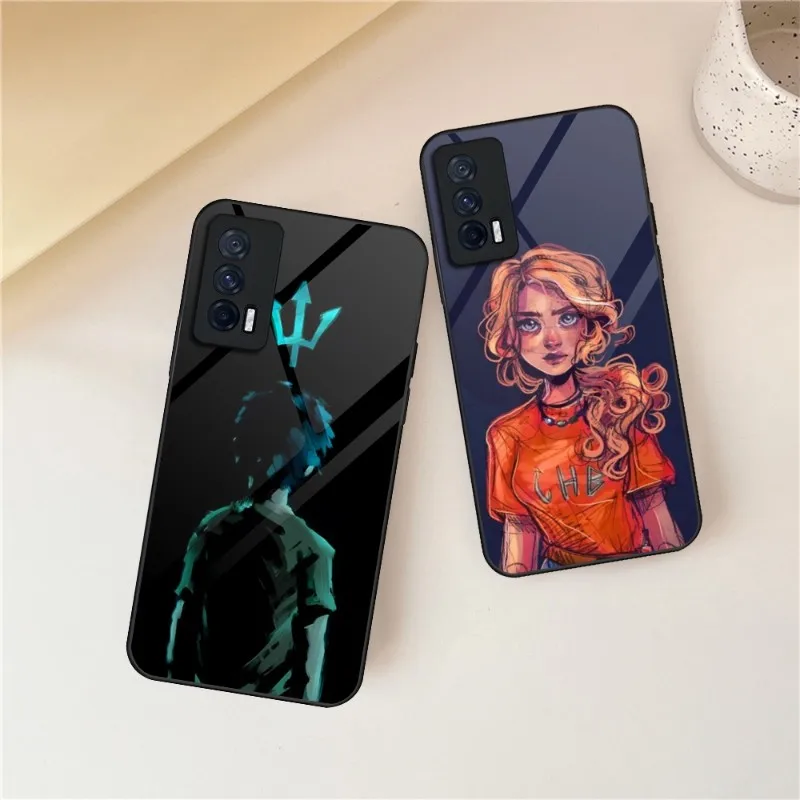 Мультяшный фильм P-Percy Jackson Чехол для Телефона Glass для Vivo Y55S Y31S Y73 Y76S Y30 S10 S12 S9 S9E X60 X70 IQOO9 8 7 NEO5 5S Coque