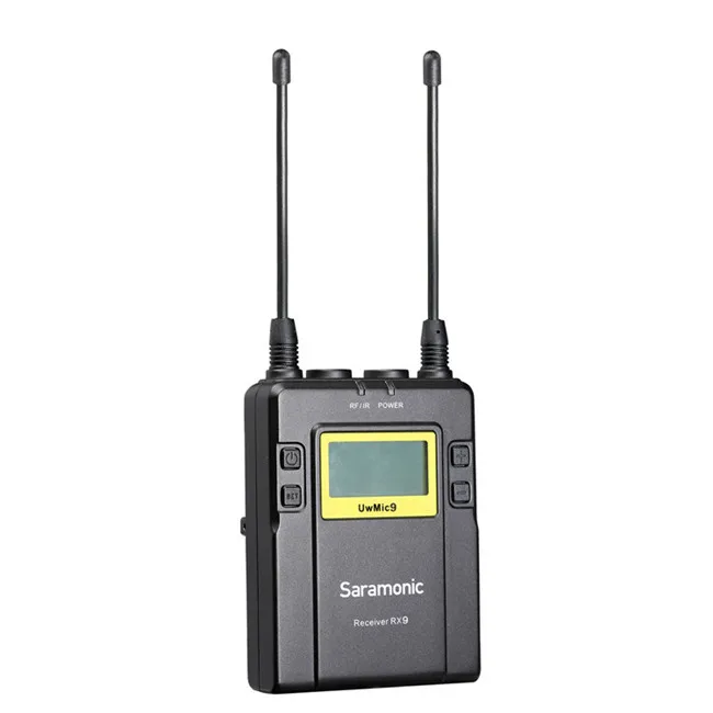 Camera wireless microphone for Saramonic UwMic9 Broadcast Interview UHF Wireless Lavalier Microphone System