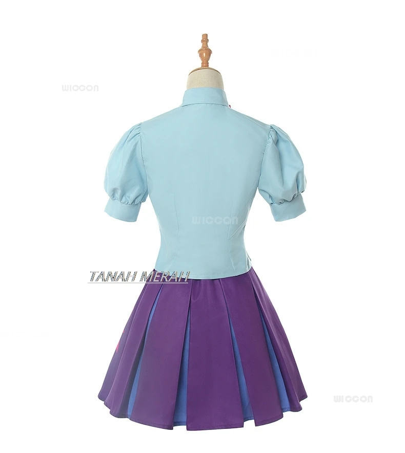 Аниме Little Pony Twilight Sparkle Косплей Костюм Парик Юбка Принцессы Униформа Наряд