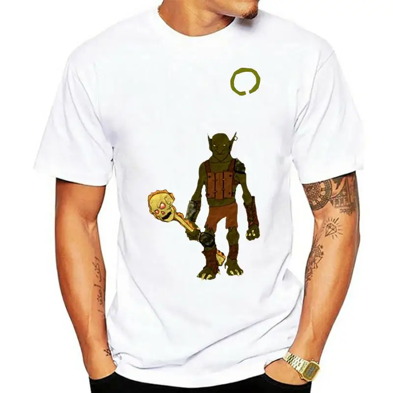 

Модная футболка Goblin Shaman для мужчин, Смешные Женские футболки с круглым вырезом