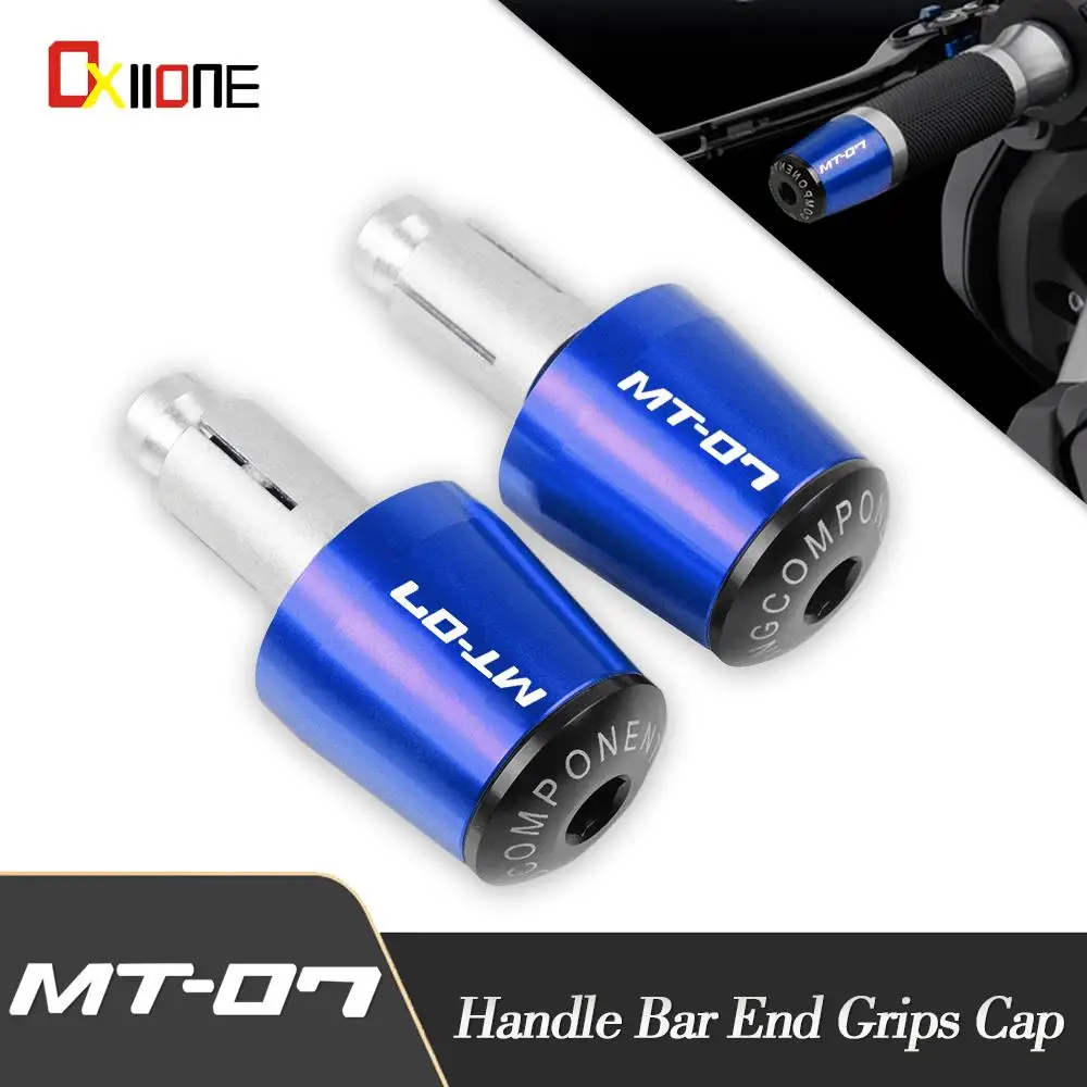 

Motorcycle Handle 7/8"22mm Gear Balanced Plug Slider HandleBar End Grips Cap For YAMAHA MT07 2014-2021 Motorcycle Accessories