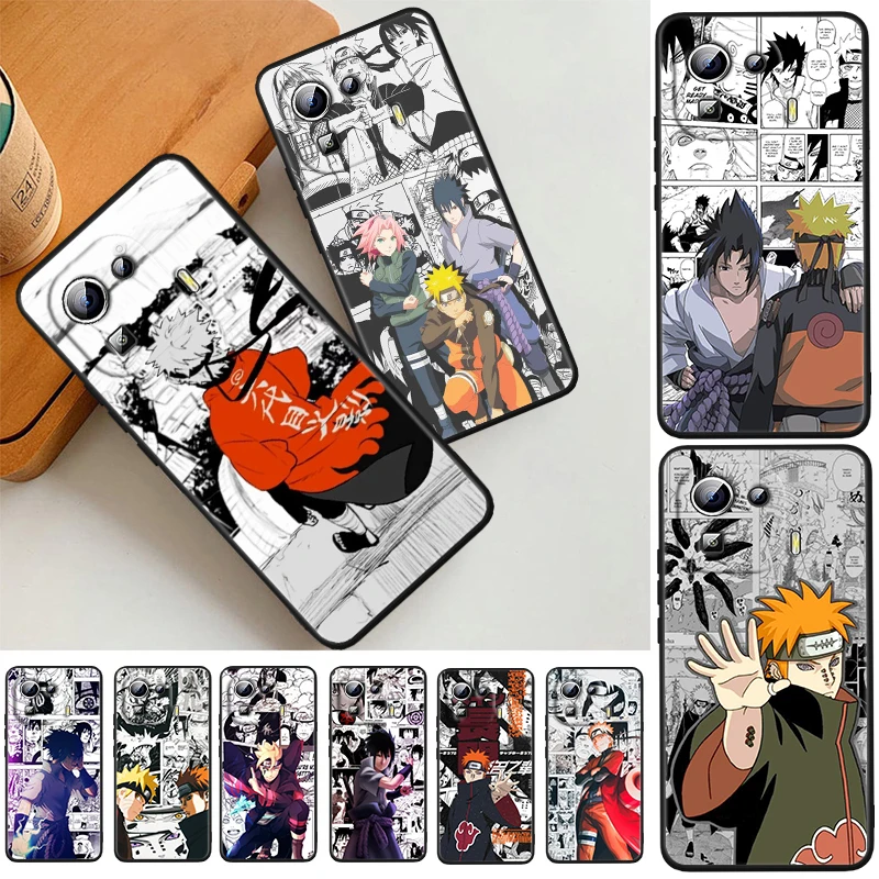 

Popular Anime Naruto Manga For Xiaomi Mi 12 12X 11T 11 11i 10i 10T 10S Note 10 9T 9 SE Lite Ultra Pro 5G Black Capa Phone Case