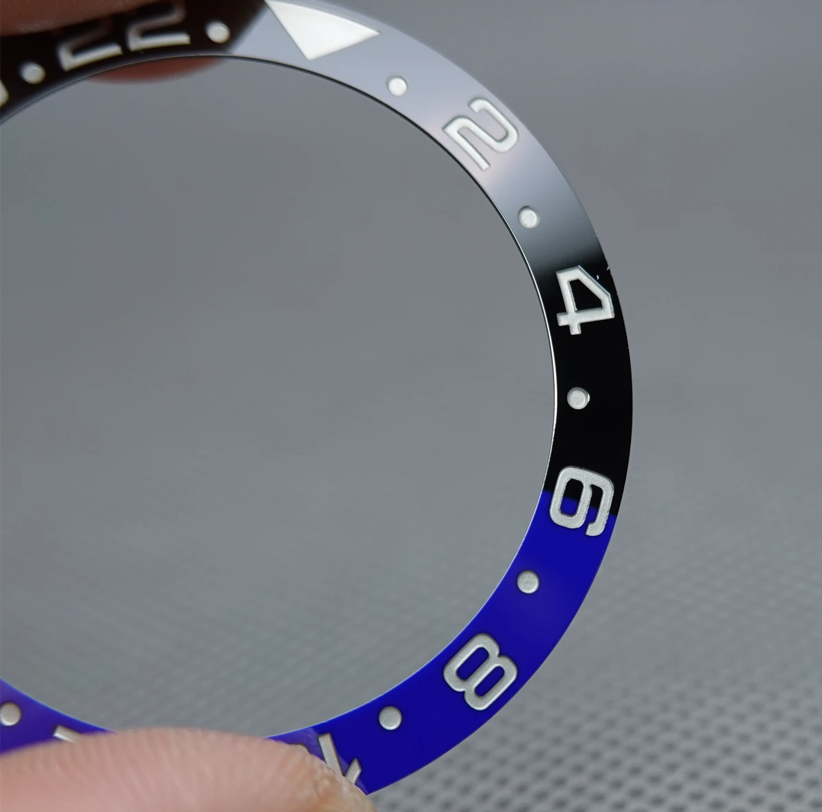 Best quality Watch Part Clean Factory Ceramic Bezel 38mm for 40mm GMT blue/black Replacement Accessories 116710/126710