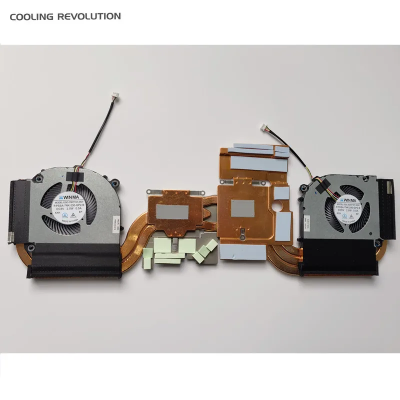Новый оригинальный охлаждающий вентилятор для процессора ноутбука Machenike S15C RTX3060